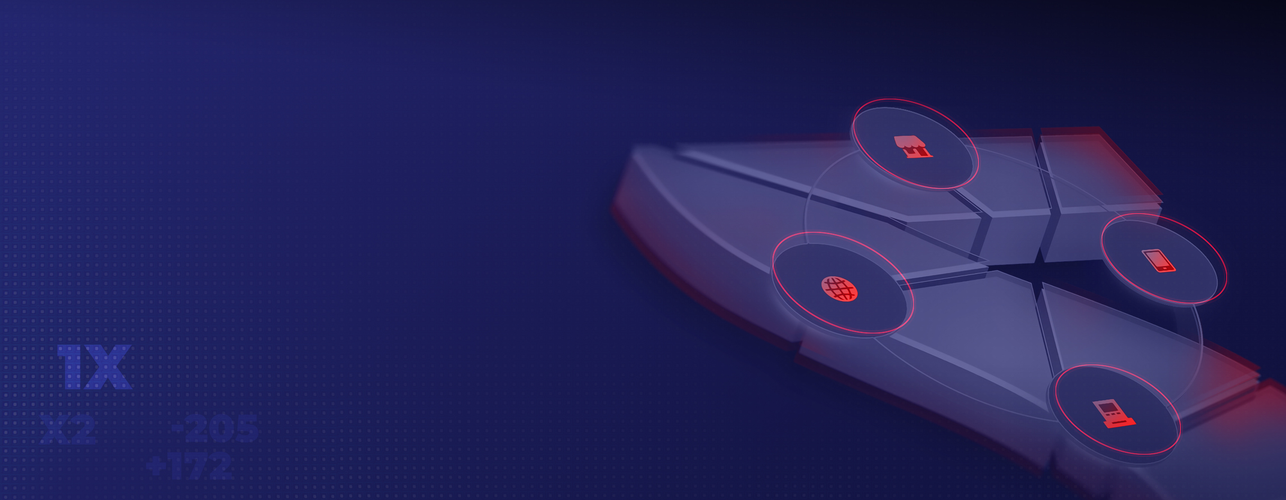 Decorative Seven Platform Header