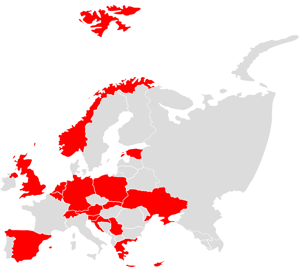 Europe map