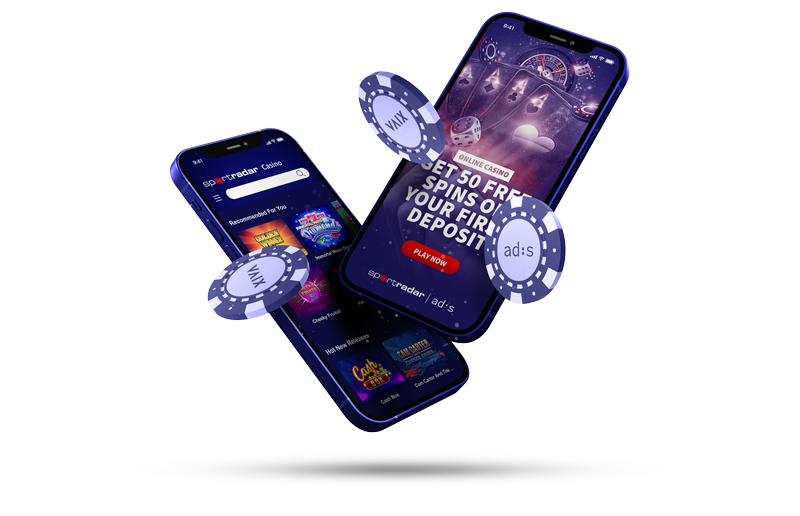 Decorative VAIX ads casino